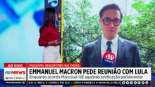 Macron pede reunião com Lula sobre Ucrânia e acordo Mercosul-UE