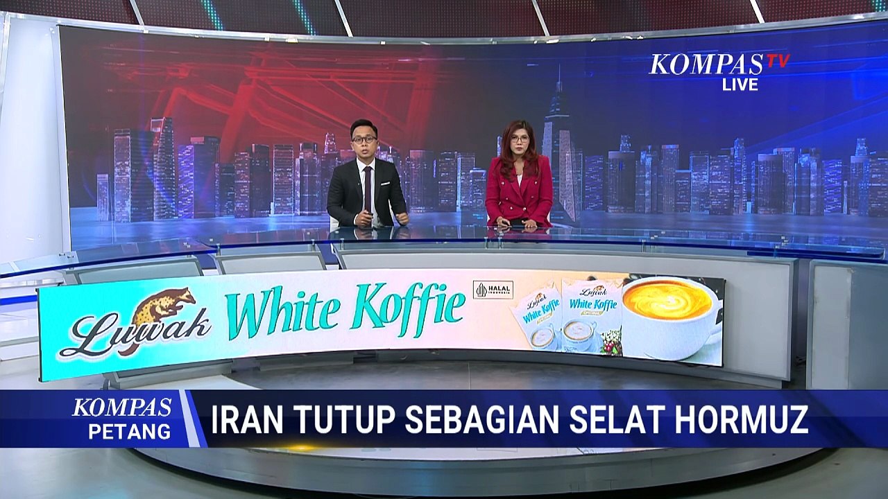 Iran Tutup Sebagian Selat Hormuz dan Ancam Tenggelamkan Kapal Perang AS | KOMPAS PETANG