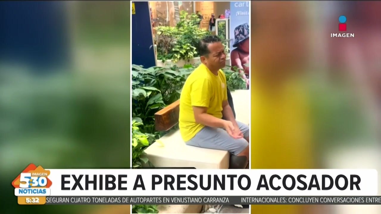 Mujer exhibe a presunto acosador en Playa del Carmen, Quintana Roo