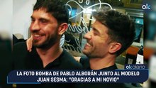 La foto bomba de Pablo Alborán junto al modelo Juan Sesma: "Gracias a mi novio"