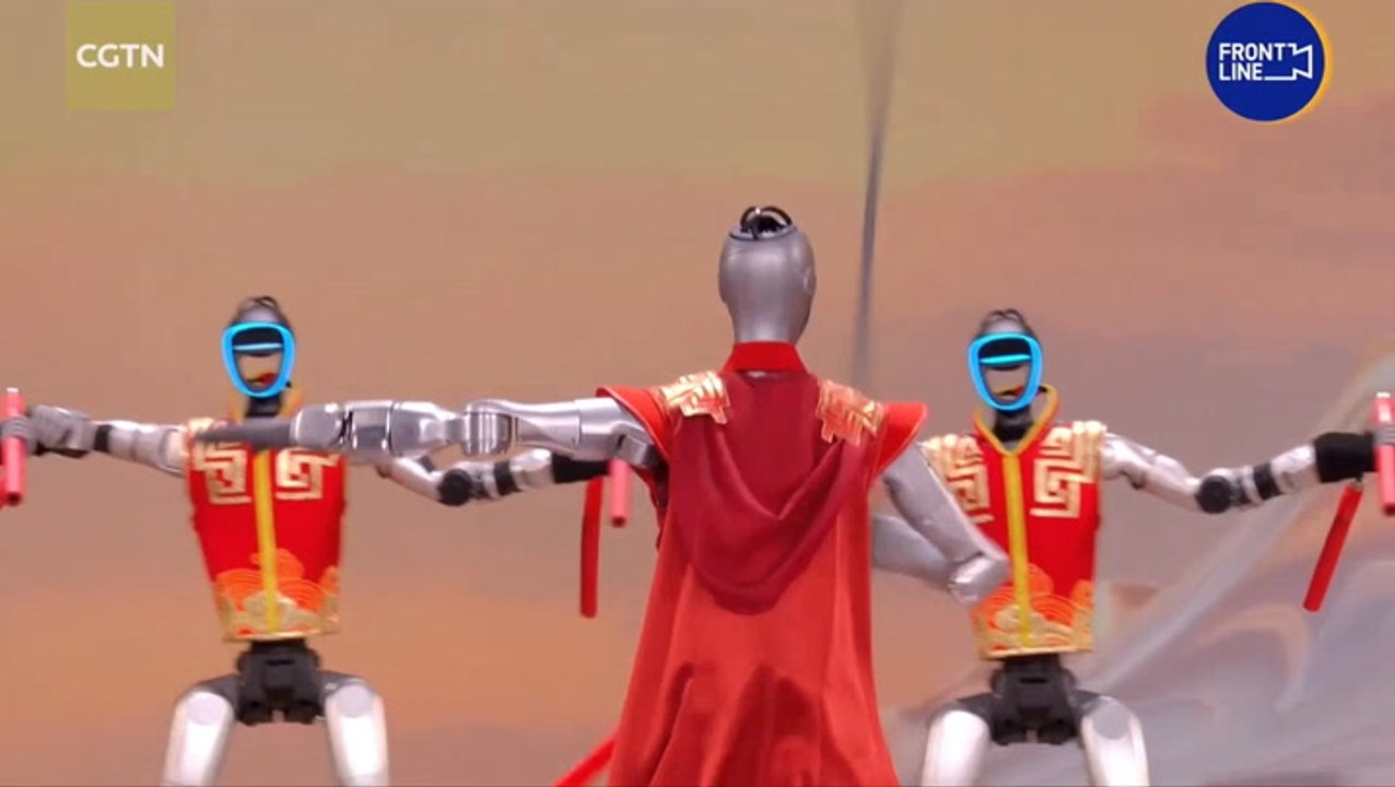 China shows off nunchuck-wielding humanoid robots for Lunar New Year