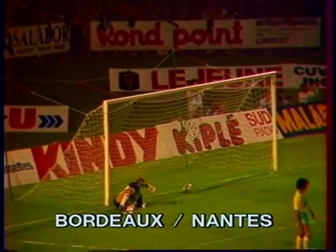 BORDEAUX - NANTES - 1984 - SAISON 1984/1985 -