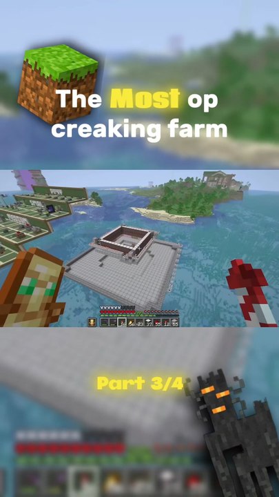 I build the most op creaking farm in minecraft hardcore part 3/4