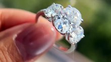 Pear Cut Moissanite Ring Test | Affordable Wedding Jewelry 2026  Diamond vs Moissanite Sparkle Comparison (Budget Bride Secret