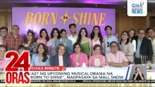 Cast ng upcoming musical drama na "Born to Shine", nagpasaya sa mall show | 24 Oras