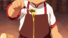 Cute anime boy making half boil egg 🍳 Adorable little chef ❤️