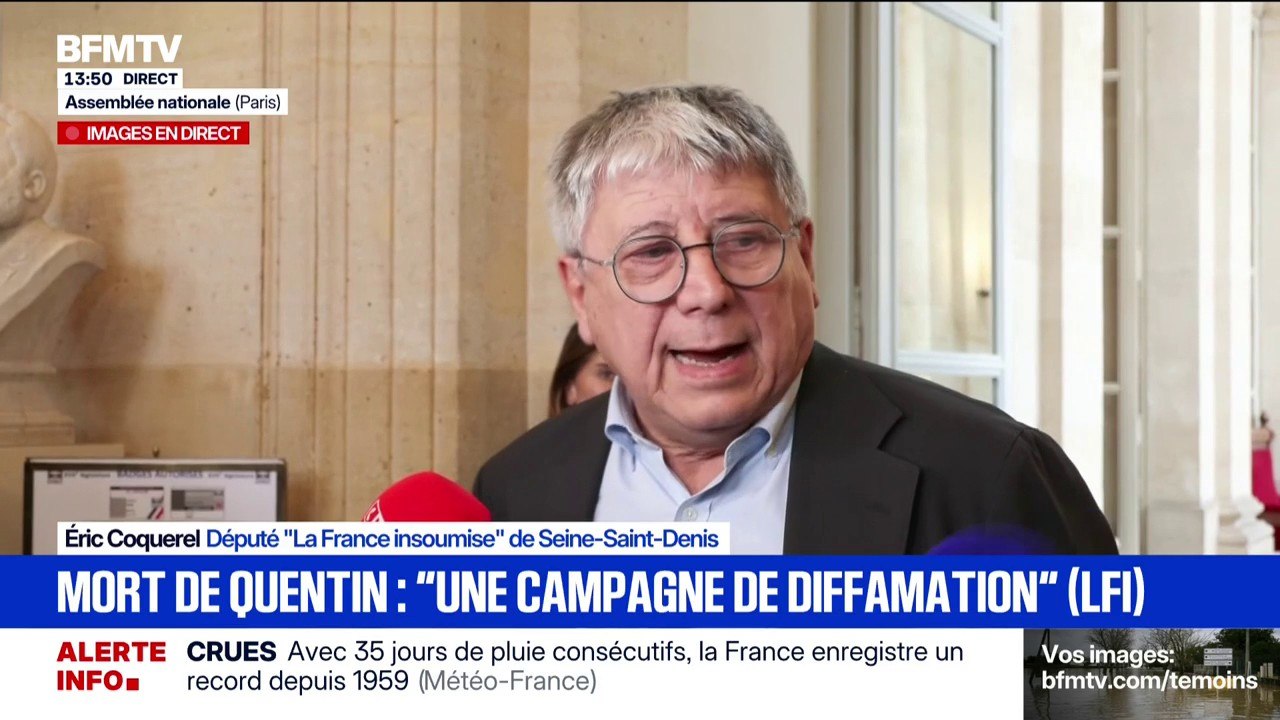 "Elle ferait mieux de respecter la séparation des pouvoirs", Éric Coquerel répond à Maud Bregeon qui demande l'exclusion du député LFI Raphaël Arnault