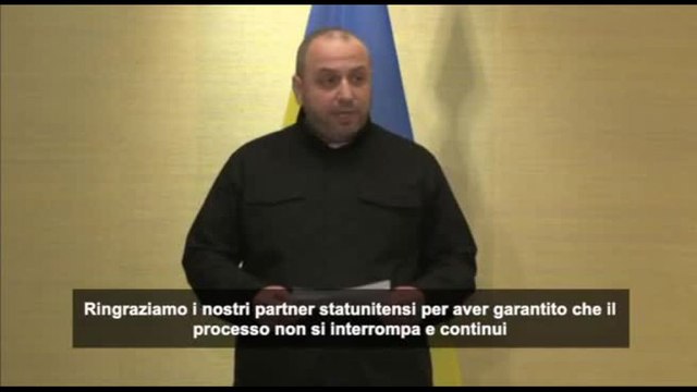 Ucraina, Umerov: nei negoziati a Ginevra ci sono stati progressi