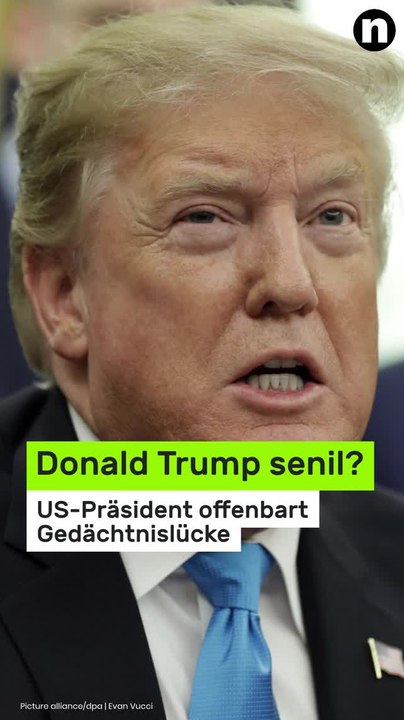 No Glomex Donald Trump senil?: Kandidat für Wahl vergessen - US-Präsident offenbart Gedächtnislücke