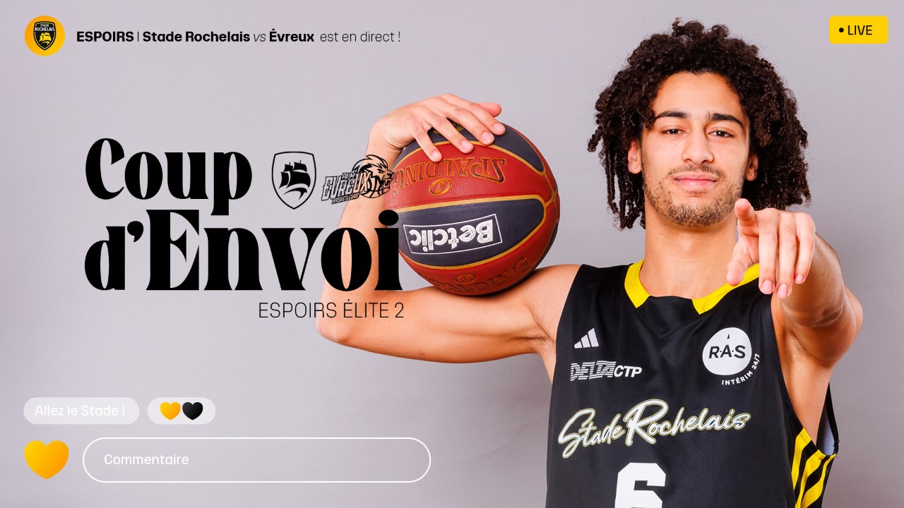 LIVE ESPOIRS ÉLITE 2 - Stade Rochelais v Évreux