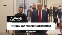 Zelensky says Trump pressuring Ukraine