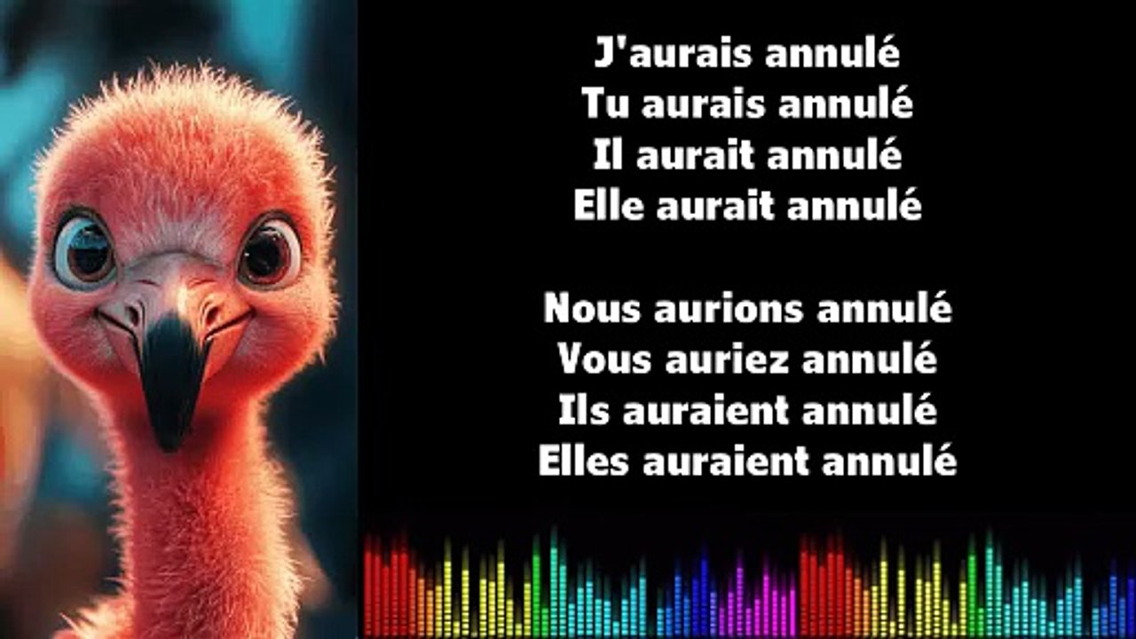 ♫ Apprendre la conjugaison en chantant ♫  I ANNULER I Conditionnel Passé_