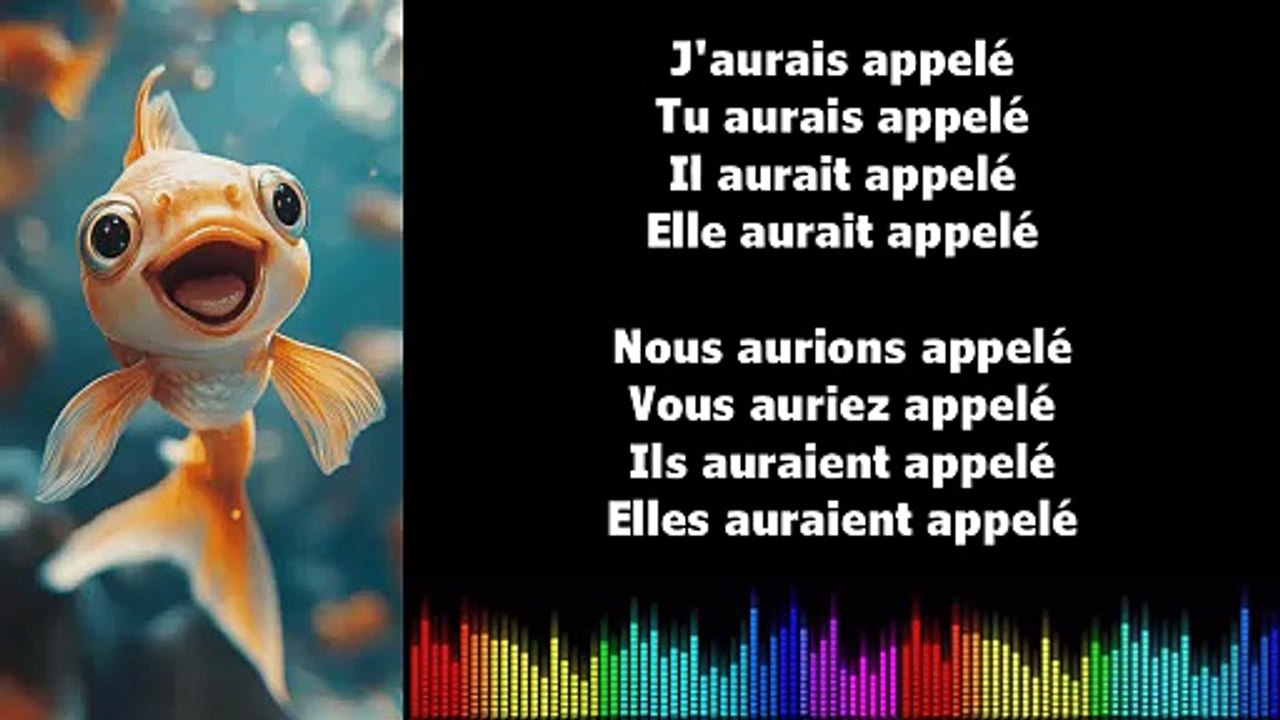 ♫ Apprendre la conjugaison en chantant ♫  I APPELER I Conditionnel Passé_