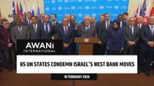 85 UN states condemn Israel's West Bank moves