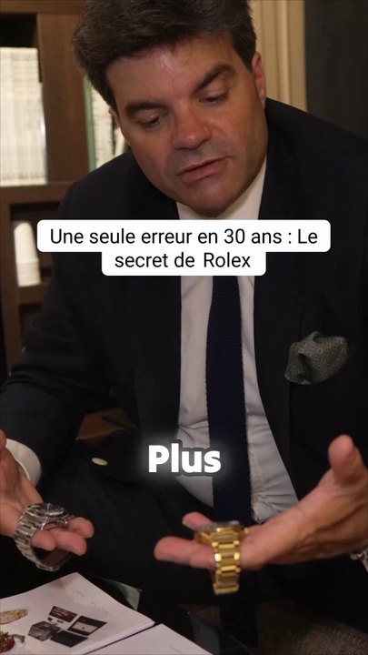 « J’ai vu une seule erreur en 30 ans » #rolex