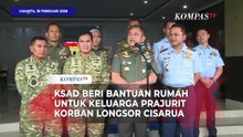 KSAD Maruli Beri Rumah Bagi Keluarga Prajurit Korban Longsor Cisarua Bandung Barat