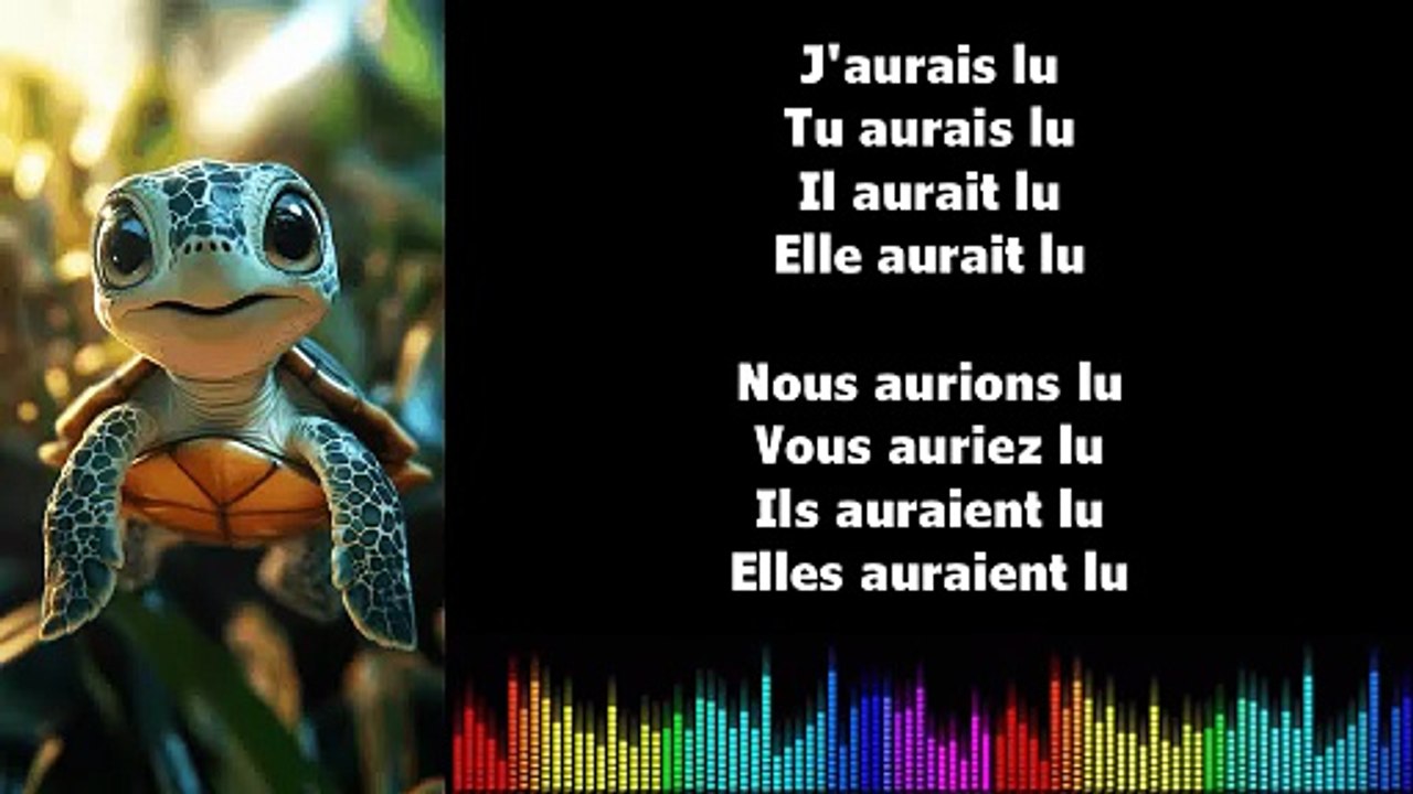 ♫ Apprendre la conjugaison en chantant ♫  I LIRE I Conditionnel Passé_