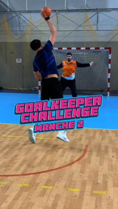 Goalkeeper Challenge Manche 2 ! 🧤✨ #Handball #Hand #goalkeeper #Defi