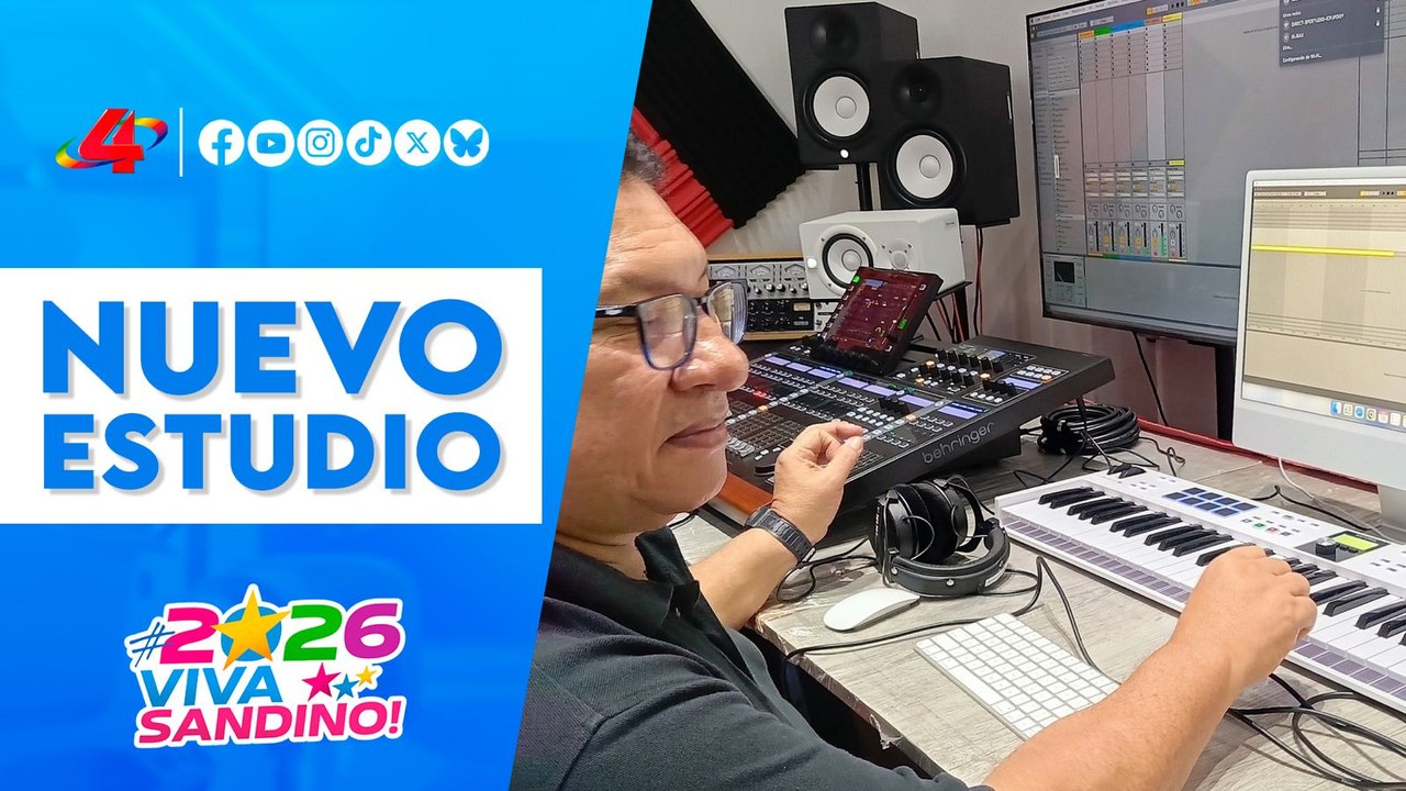 Nuevo estudio de grabación "Freddy Englehard Flores": impulso a la cultura 🎙️