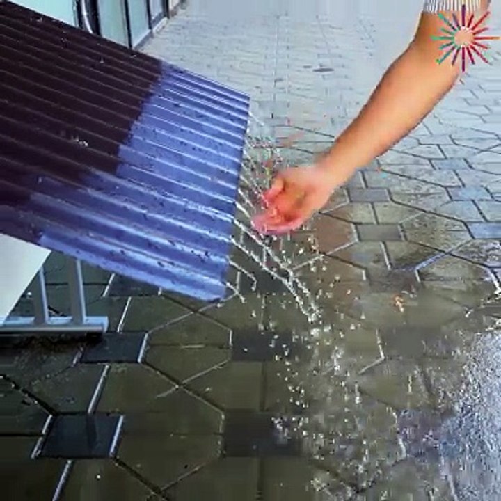 Making a roof water system to save water!