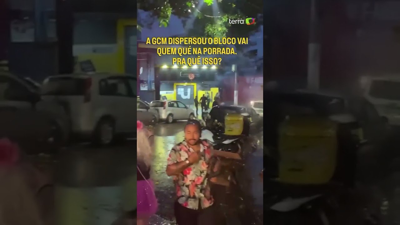 GCM usa bombas e spray de pimenta em bloco de SP: ‘Tratando todo mundo como criminoso’ #shorts