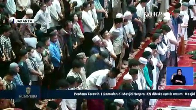 Tarawih Perdana, Jemaah Padati Masjid Istiqlal Jakarta | KOMPAS MALAM