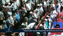 Tarawih Perdana, Jemaah Padati Masjid Istiqlal Jakarta | KOMPAS MALAM