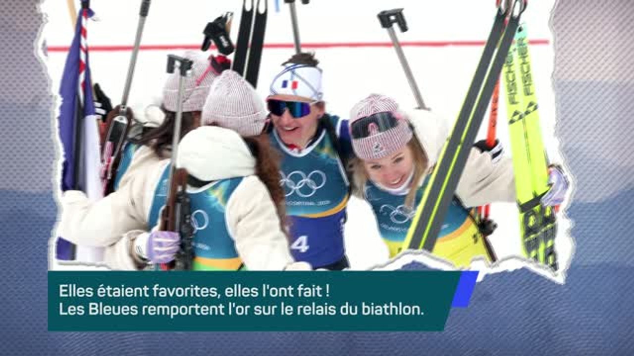 Biathlon - Les Françaises championnes olympiques du relais