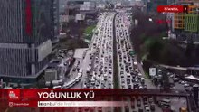 İstanbul’da trafik yoğunluğu yüzde 90'a ulaştı