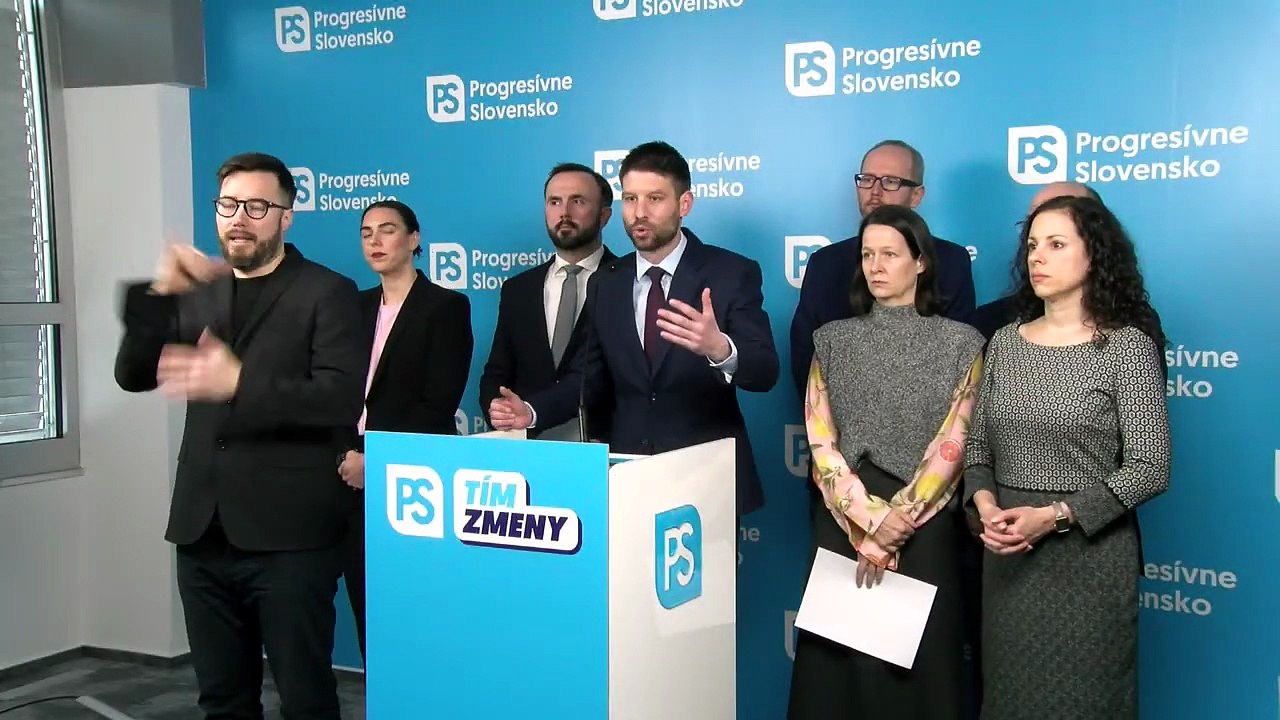 ZÁZNAM: TK hnutia Progresívne Slovensko