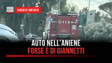 Auto nell’Aniene, forse è di Giannetti