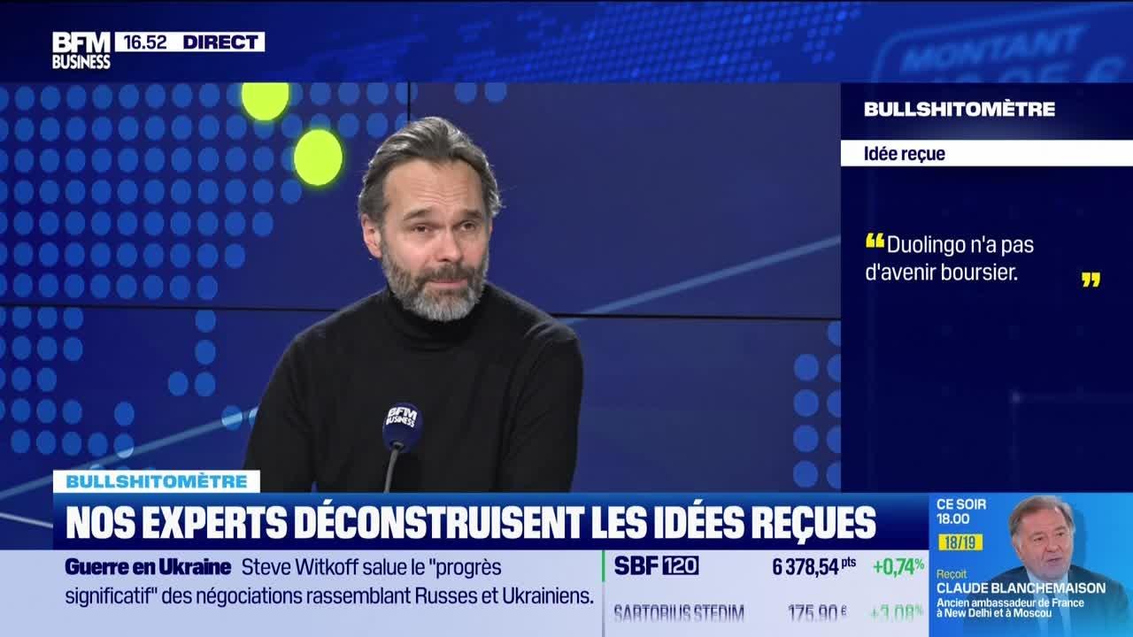 Bullshitomètre : "Duolingo n'a pas d'avenir boursier" - FAUX répond Charles Monot - 18/02