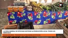 La feria barrial de Potschka sostiene la producción local todos los miércoles