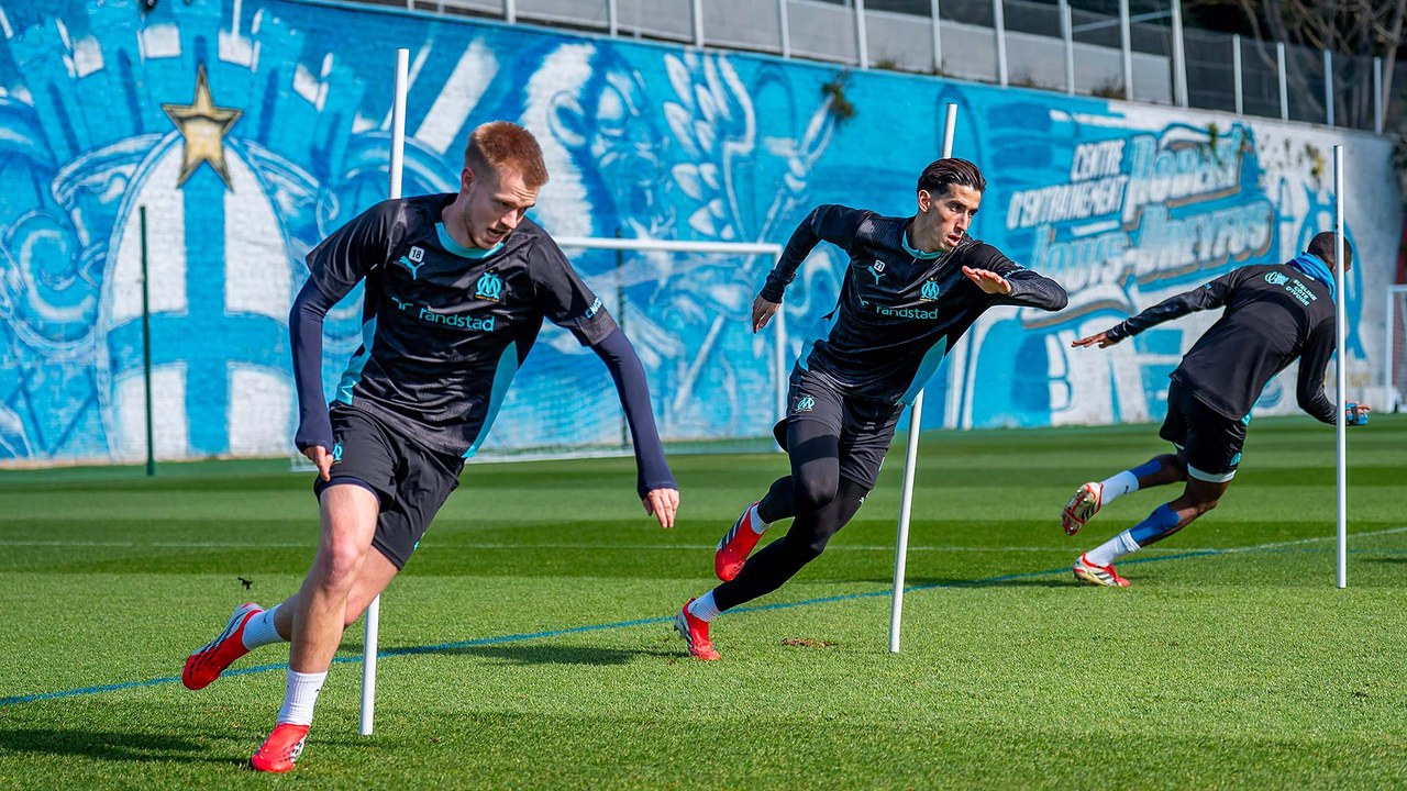 Au travail avant Brest-OM