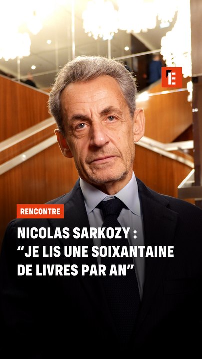Nicolas Sarkozy : "je lis une soixantaine de livres par an"