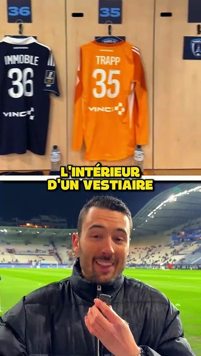 Je te montre à quoi ressemble un vestiaire de Ligue 1 ! 🔍#ligue1 #parisfc #rclens #football #pfc