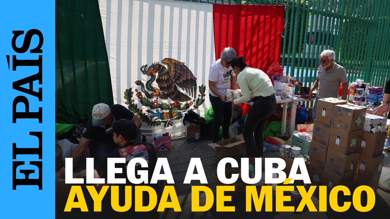 Cuba comenzó a distribuir  los suministros de ayuda procedentes de México