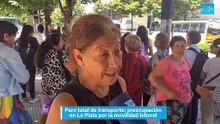 Paro total de transporte, preocupación en La Plata por la movilidad laboral