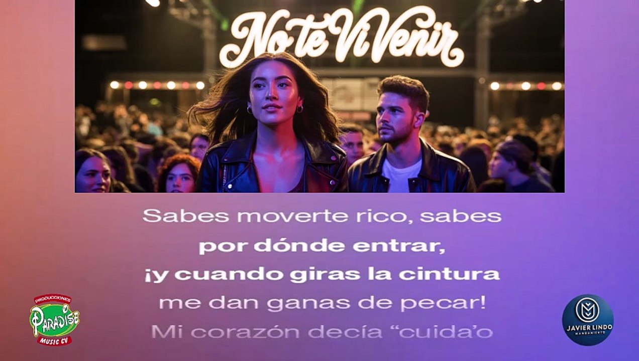 NO TE VI VENIR AUTOR JAVIER LINDO M.