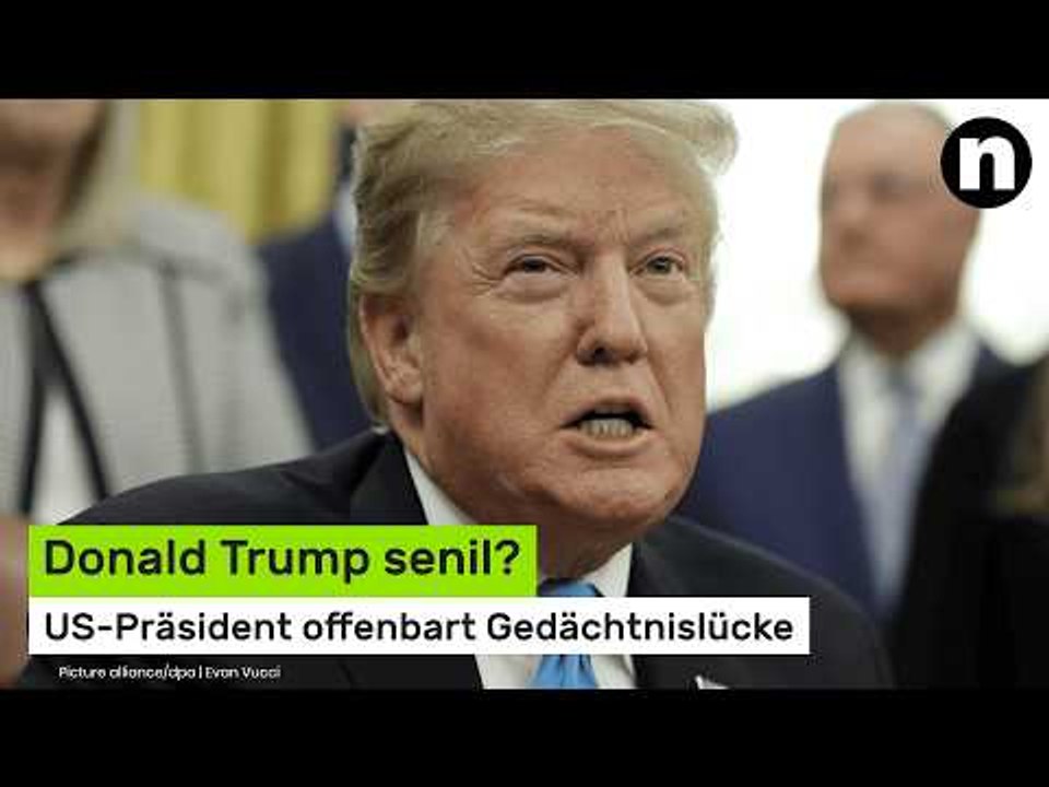 Donald Trump senil?: Kandidat für Wahl vergessen - US-Präsident offenbart Gedächtnislücke