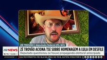 Zé Trovão aciona TSE contra Lula após homenagem a presidente durante carnaval no RJ | TEMPO REAL