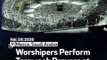 Worshipers Perform Taraweeh Prayers At Mecca’s Grand Mosque