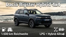 2026 Dacia Bigster hybrid G 150 4x4 Journey Indigo-Blau Metallic