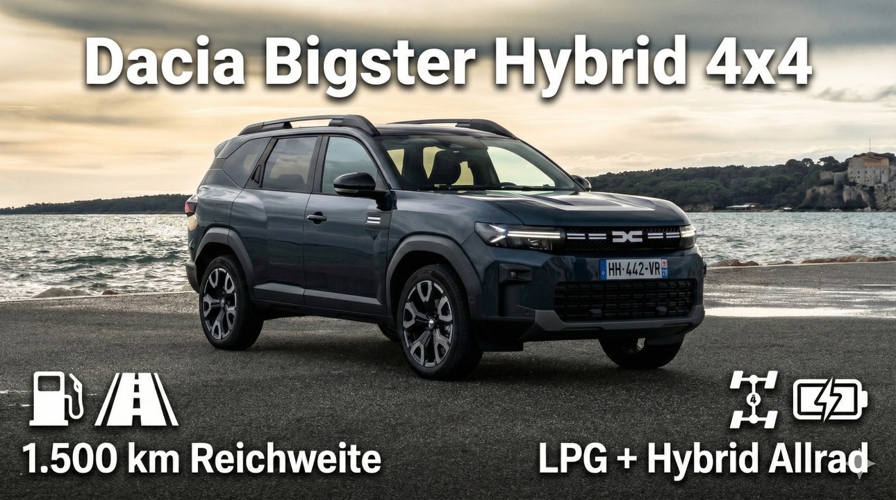 2026 Dacia Bigster hybrid G 150 4x4 Journey Indigo-Blau Metallic