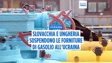 Ungheria e Slovacchia interrompono le forniture di gasolio all'Ucraina con effetto immediato