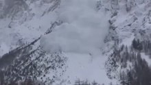 Estremecedora avalancha en una estación de esquí de Courmayeur