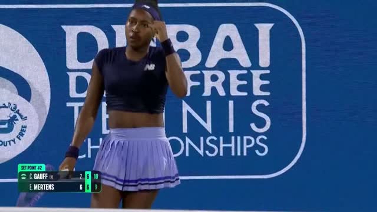 Dubaï - Gauff s'est employée