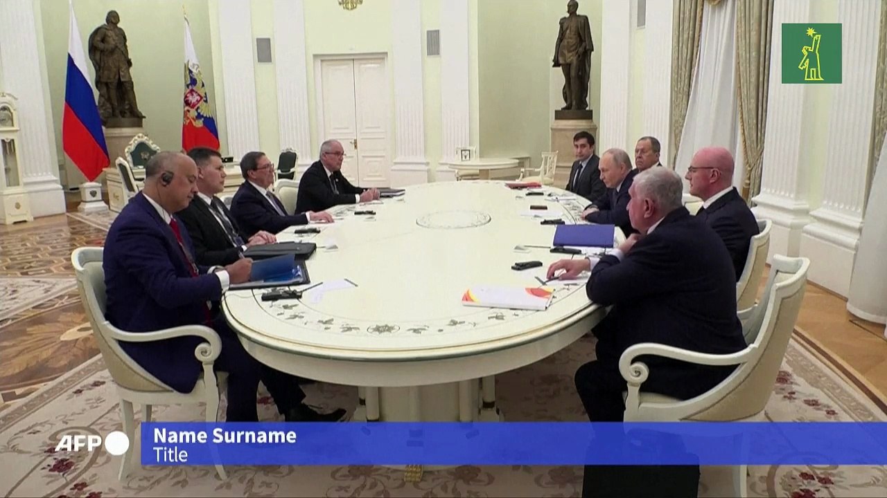 Putin denuncia las sanciones contra Cuba al recibir al jefe de la diplomacia cubano