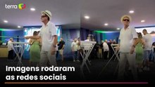 Eduardo Paes é flagrado imitando pessoas com deficiência visual em camarote na Sapucaí